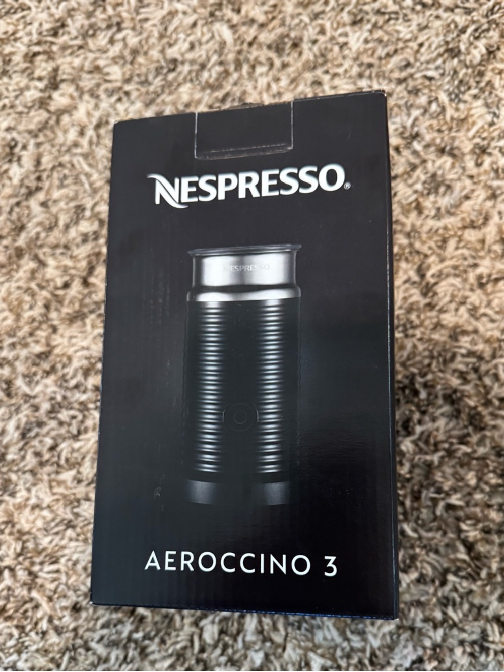 Nespresso Aeroccino 3 Milk Frother in Black